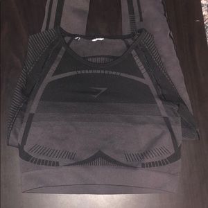 Gymshark Geo Seamless Long Sleeve Crop Top